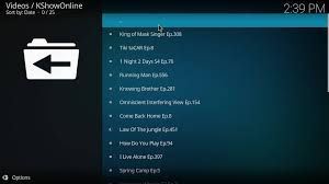 As this is a show that has been running since 2013, with 245 episodes to date, it was quite difficult compiling a full list of episodes as i could not confirm the appearances myself by watching the… Kshowonline Kodi Addon Korean Variety Shows Kodi Guide Com