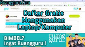 Maybe you would like to learn more about one of these? Ruang Guru Daftar Gratis Melalui Pc Laptop Youtube