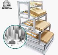 Roller Track Industrial Flow Rail Plastic Wheels for Sliding Shelf Rack  System