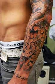 Cute flower tattoos flower tattoo on shoulder flower tattoo on hand and many more designs. Top 47 Flower Tattoos For Guys 2021 Inspiration Guide