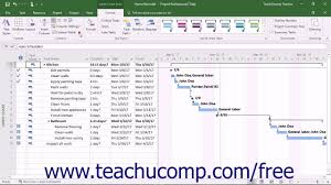 project 2016 tutorial formatting columns in a gantt chart microsoft training