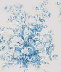 Francoise Bouquet By Ralph Lauren Porcelain Wallpaper Wallpaper Direct In 2021 Floral Wallpaper Blue Floral Wallpaper Blue And White Wallpaper