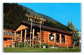 Postcard House of Diamond Willow, Seward AK Alaska 1996 E4