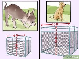 Once your dog is there, command it to sit and stay, and reward it with a treat and lavish praise. How To Build An Inexpensive Dog Kennel With Pictures Wikihow