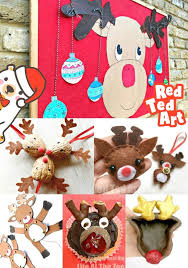 Easy Reindeer Diy Ideas Red Ted Art Make Crafting With Kids Easy Fun Preschool Christmas Crafts Animal Crafts For Kids Crafts For Kids