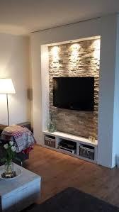 20 Idees Pour Revetir De Pierres Le Mur De La Tele Laissez Vous Inspirer Decoraciones De Casa Decoracion De Interiores Decoracion De Sala De Tv