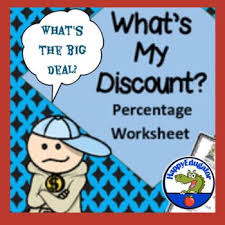Discounts Findind The Percentage Worksheet Real World Math Finding Percentages Using Their Knowledge O Digital Activities How To Memorize Things Worksheets