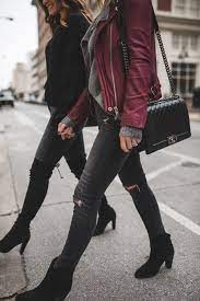 Iro Leather Jacket Burgundy Iro Leather Jacket On Sale Burgundy Jacket Outfit Red Jacket Outfit Red Leather Jacket Outfit
