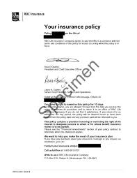 A term life insurance policy is designed to provide a specific amount of life insurance protection over a certain number of years, said mark hill, a life insurance expert at. Rbc Universal Life Sample Policy Rbc Insurance
