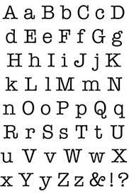 Kaisercraft Clear Acrylic Stamp Typewriter Font Lettering Fonts Lettering Lettering Alphabet
