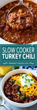 Instructions add all ingredients to a large slow cooker and stir with water to combine. Slow Cooker Turkey Chili Dinner At The Zoo
