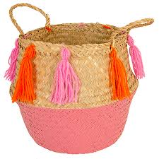 Explore a wide range of the best seagrass basket on aliexpress to find one that suits you! Two Tone Large Seagrass Basket Natural Pink Natural Collection Select