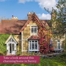 Take A Tour Around This Country Home In Surrey House Tour Video Video In 2020 Surrey House Brick Exterior House English Cottage Interiors