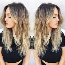 Blonde with dark roots long hair. Balayage Blonde With Dark Roots Novocom Top