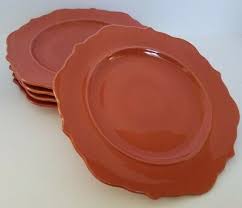.your stock of kitchenware, the wellsbridge dinnerware set from threshold™ has you covered. Threshold Wellsbridge Brick Stoneware Set Of Four Dinner Plates 10 5 Euc 15 10 Picclick