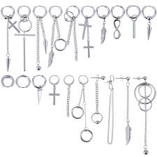 Lo sabemos, puedes llegar a tener días pésimos. 20 Pcs Set Kpop Dna Korean Earrings Stainless Steel Chain Feather Idol Men Women Rock Grunge Hipster Punk Stud Earrings Unisex Stud Earrings Aliexpress