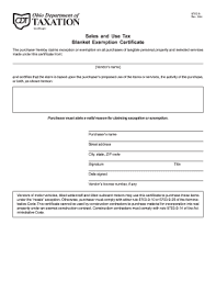 Disambiguation page providing links to topics that could be referred to by the same search term. Ohio Tax Exempt Form Fill Out And Sign Printable Pdf Template Signnow