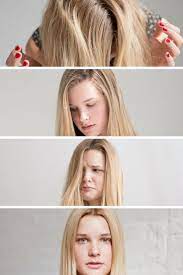 Transitioning From A Side Part To A Center Part Into The Gloss Middle Part Hairstyles Middle Hair Side Part Hairstyles