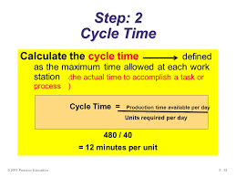 Reduce the cycle time by a small amount to see the overall reduction in the production time. 9 Layout Decisions Powerpoint Presentation To Accompany Ppt Video Online Download