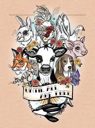 until all are free by bri vt artfully vegan vegan art vegan tattoo animal rights tattoo vegan animals