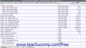 quickbooks pro 2014 tutorial the chart of accounts intuit training lesson 1 7