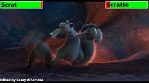 Scrat vs. Scratte (Tango Fight) with healthbars - YouTube