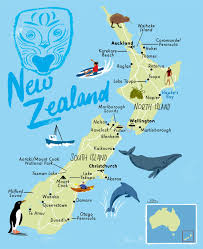 New Zealand Map By Scott Jessop New Zealand Itinerary New Zealand Travel New Zealand
