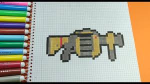 Como Hacer El Lanzagranadas De Fortnite Pixel Art Dibujos Pixelados Dibujos En Pixeles Dibujos En Cuadricula