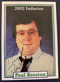 Paul Beeston signed card