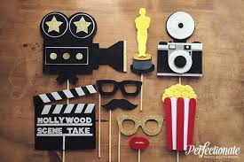 Hollywood Party Props Old Hollywood Photo Props Pelicula Camara Photo Prop Tiempo De Espera Actual Hollywood Party Theme Movie Themed Party Party Props