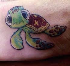 Finding Nemo Turtle Tattoo Cute Turtle Tattoo Disney Tattoos Turtle Tattoo