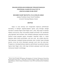 We did not find results for: Pdf Analisis Keperluan Kaunseling Terhadap Masalah Penceraian Kajian Kes Kualitatif Di Jabatan Agama Islam Johor