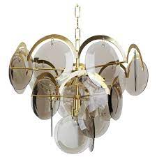 Check out our ceiling disc selection for the very best in unique or custom, handmade pieces from our shops. Vistosi Smoked Glass Disc Chandelier Italy 1960s Vistosi Disk Chandelier Glass Pendant Light