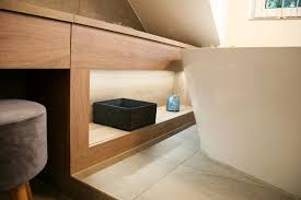 Heimwohl Badezimmer Badezimmer Dachschrage Badezimmer Holzwaschtisch