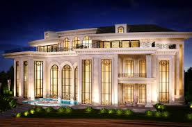 Private Palm Villa Dubai Luxury Homes Exterior Classic House Exterior House Designs Exterior