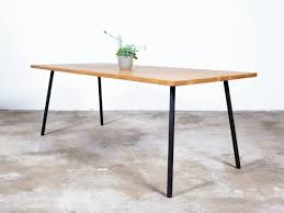 Esstisch Eiche Massiv Auf Metallbeinen Mira Modern Oak Dining Tables Oak Dining Table Oak Dining Sets