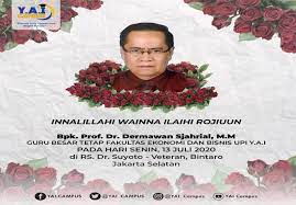 Ada 1 perubahan tertunda menunggu peninjauan. Innalillahi Wa Inna Ilaihi Raji Un Turut Berdukacita Atas Berpulangnya Bpk Prof Dr Dermawan Sjahrial M M Yayasan Administrasi Indonesia