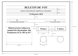 N'acceptant pas « le déni de démocratie » de participez au référendum pour que le vote blanc ait valeur de suffrage tout autre bulletin est déclaré nuls et ne côté pas pour le quorum. Cum Vor ArÄta Buletinele De Vot Pentru Referendum