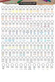 Blank Coloured Pencil Colour Charts And Value Scales