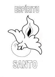 Dibujos para colorear, colorear imágenes, educación, escolar, dibujos, colorear la imagen: Espiritu Santo Dibujo Para Colorear Padrenuestro Net