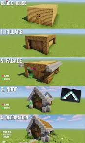 Heute veröffentlichen wir den finalen build des spiels, der einige änderungen enthält, um ihre zeit in minecraft earth so angenehm wie möglich zu gestalten. How To Transform Every Block House In 4 Easy Steps Minecraft Easy Minecraft Houses Minecraft Houses Survival Minecraft Designs