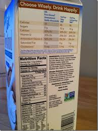 silk milk nutrition