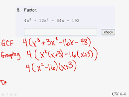 If it doesn't, factor an x out and use the quadratic formula to solve the remaining quadratic equation. Howto How To Factor Cubic Polynomials With 4 Terms