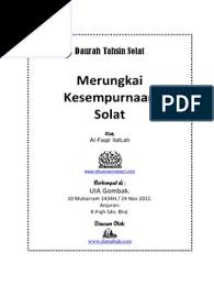 Maybe you would like to learn more about one of these? Kesempurnaan Solat Wudhu Solat Dr Abdul Basit Hj Abdul Rahman Pdf