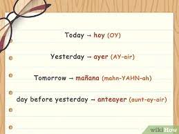 Over 100,000 italian translations of english words and phrases. 5 Ways To Say The Date In Spanish Wikihow