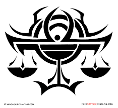 Tribal Libra Tattoo Design Libra Tattoo Libra Sign Tattoos Libra Zodiac Tattoos