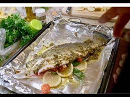 How To Clean And Cook A Whole Fish - Whole Fish Greek Recipe - Youtube