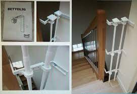 Ringhiera Realizzata Con Supporti E Bastoni X Tende Dell Ikea Railing Made With Ikea Elements For Curtains Ikea Tende Ringhiera
