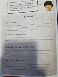 Kunci jawaban bahasa inggris kelas 9 halaman 191. My Journal Kelas 8 Semester 2 Chapter 9 Brainly Co Id
