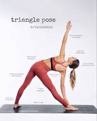 How To Triangle Pose Heatherheartsyoga Triangle Pose Yoga Tutorial Yoga Poses